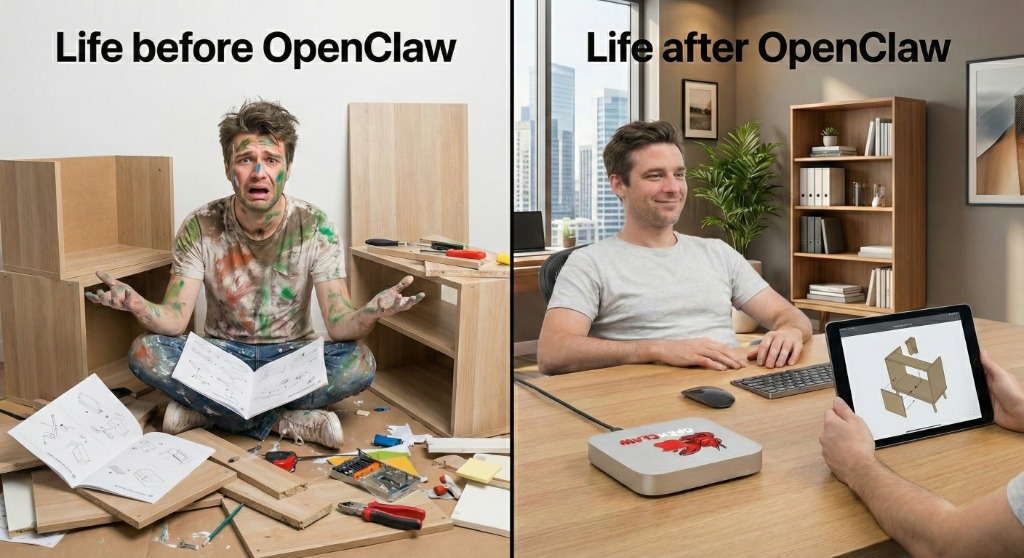 Life before and after AGIaustin — organized workflow